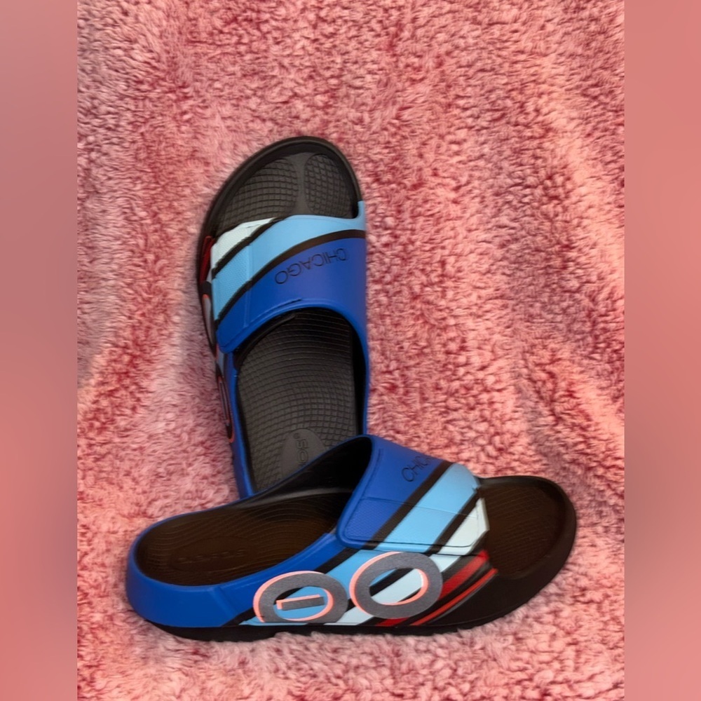 OOFOS OOahh Sport Unisex Slide Limited Edition Chicago US Men’s 7 Women’s 9 - Picture 8 of 10